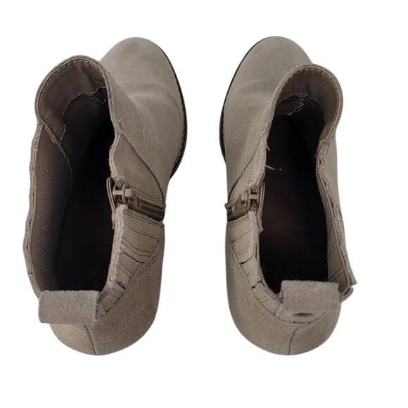 Crown Vintage Cindy Heeled Ankle Winter Classic Boot Taupe 7.5 - Picture 5 of 7